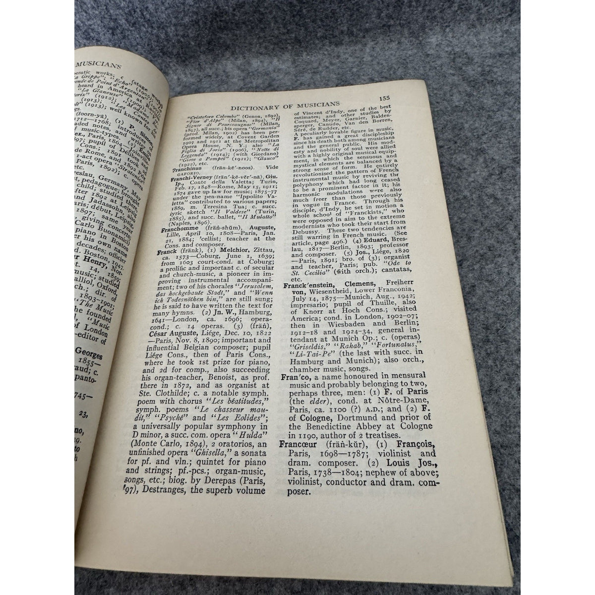 Music Lovers Encyclopedia 1950 Deems Taylor Rupert Hughes HC Antique