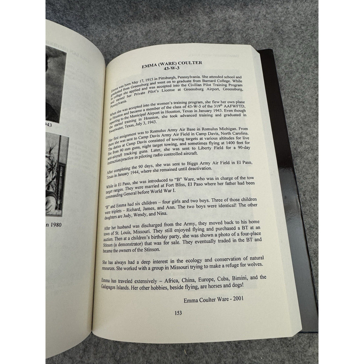 A View from the Doghouse: Of the 319Th Aafwftd by Celeste Graves Signed