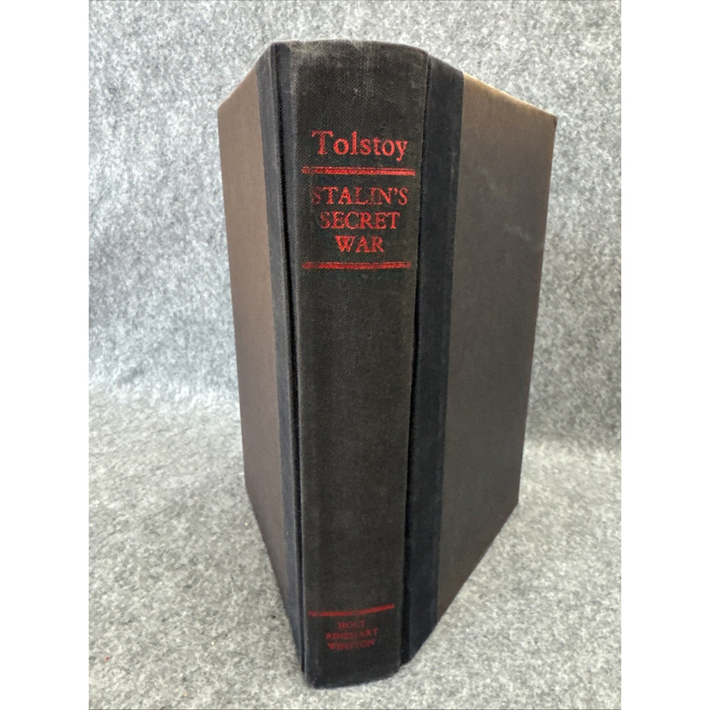Stalin's Secret War Hardcover Nikolai Tolstoy First Edition