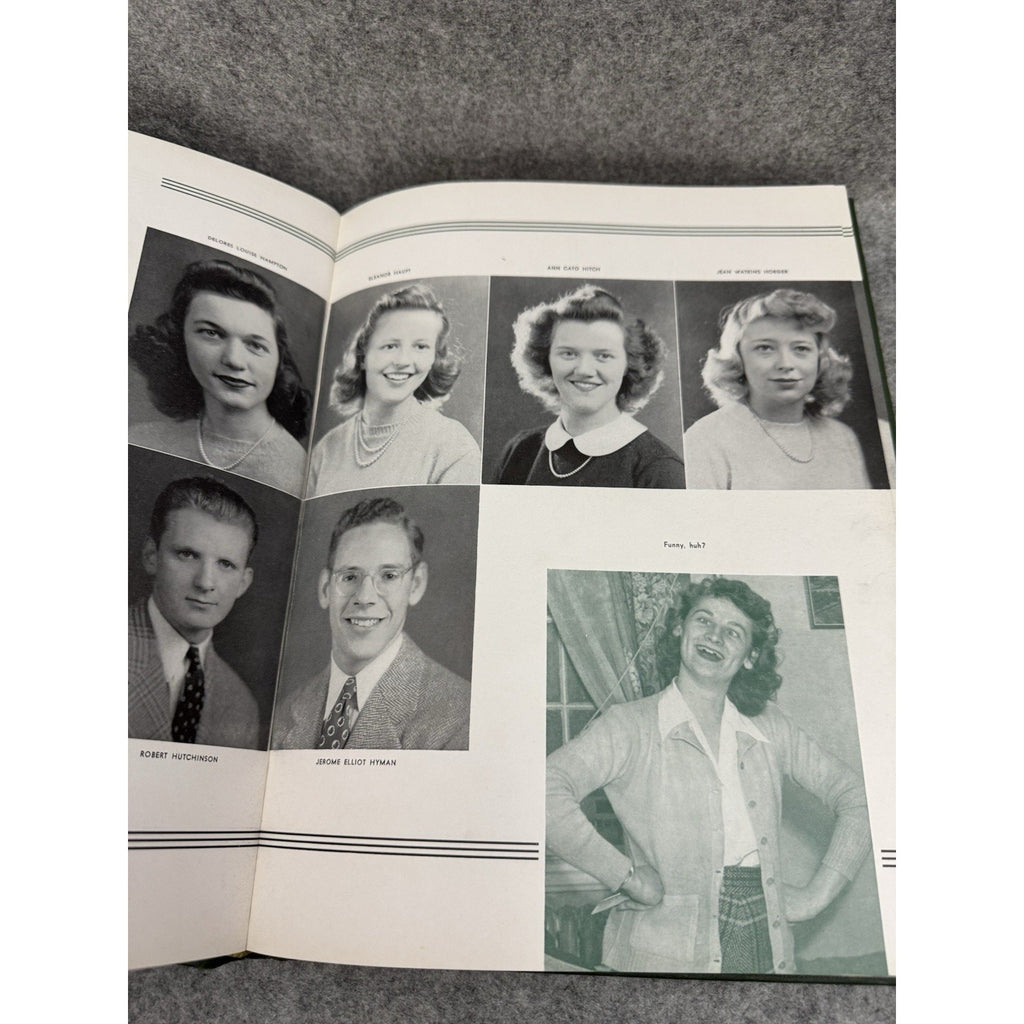 1944 Colonial Echo William & Mary Yearbook Williamsburg VA WWII Era HC