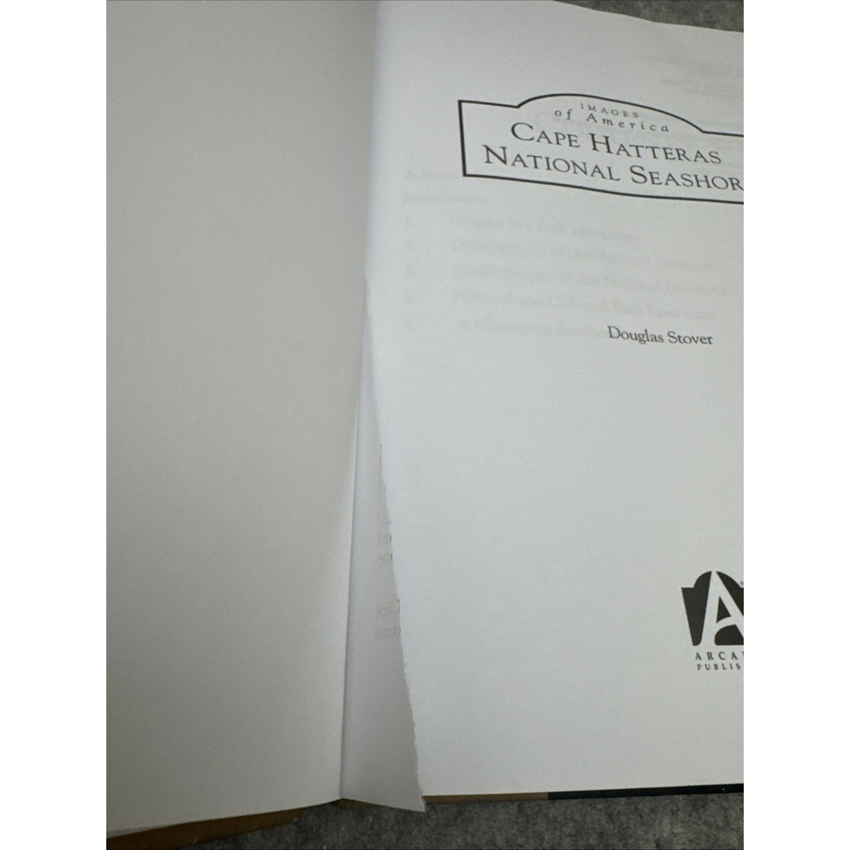 Cape Hatteras National Seashore by Douglas Stover (2015, Hardcover)