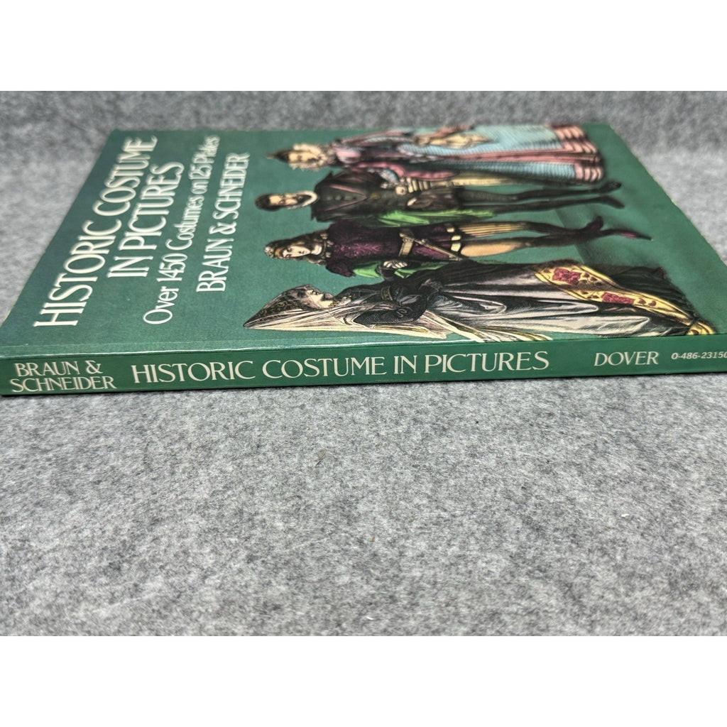 Historic Costume in Pictures 1975 Braun Schneider Studio Copy 125 Plates