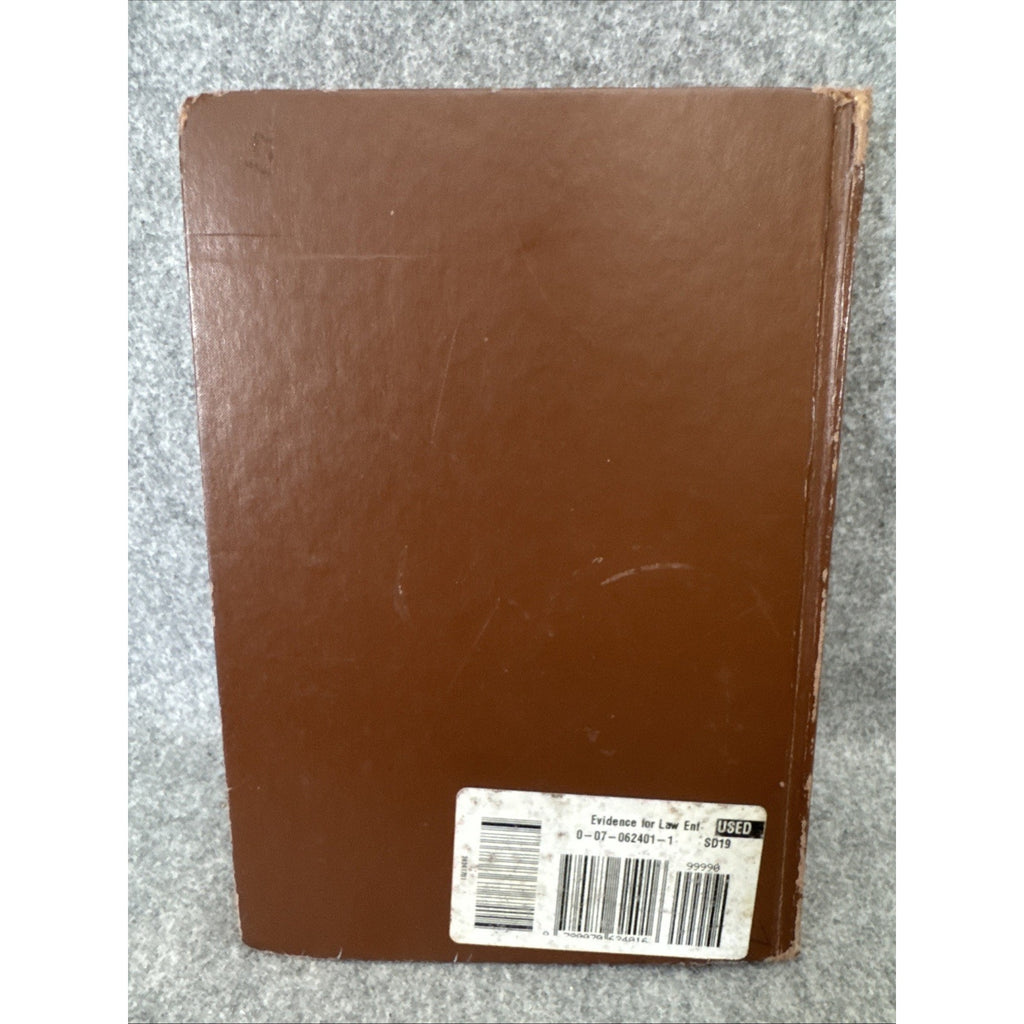 Evidence for the Law Enforcement Officer by Gilbert B. Stuckey (1979, Hardcover)