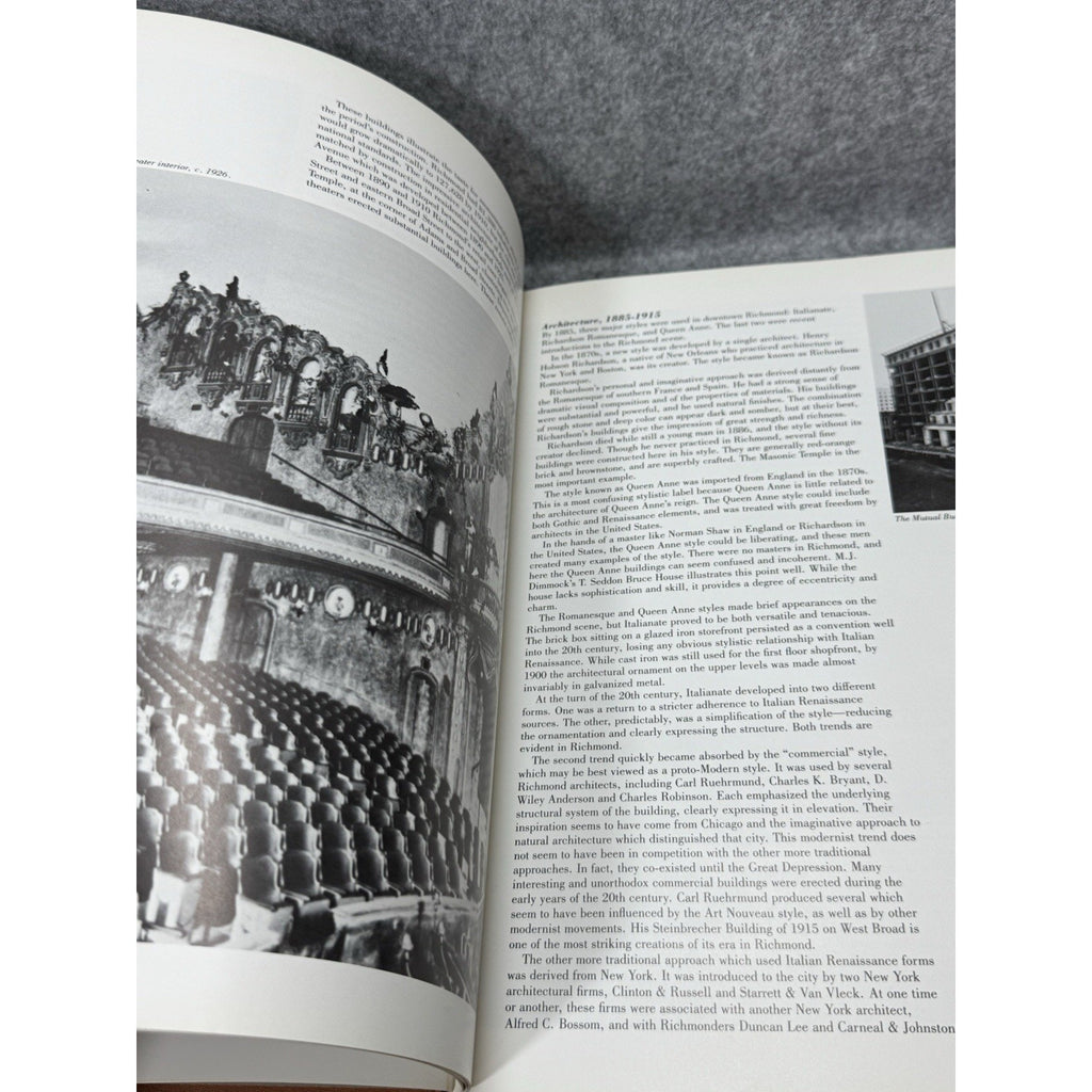 Architecture in Downtown Richmond 1982 HC Robert P Winthrop Virginia