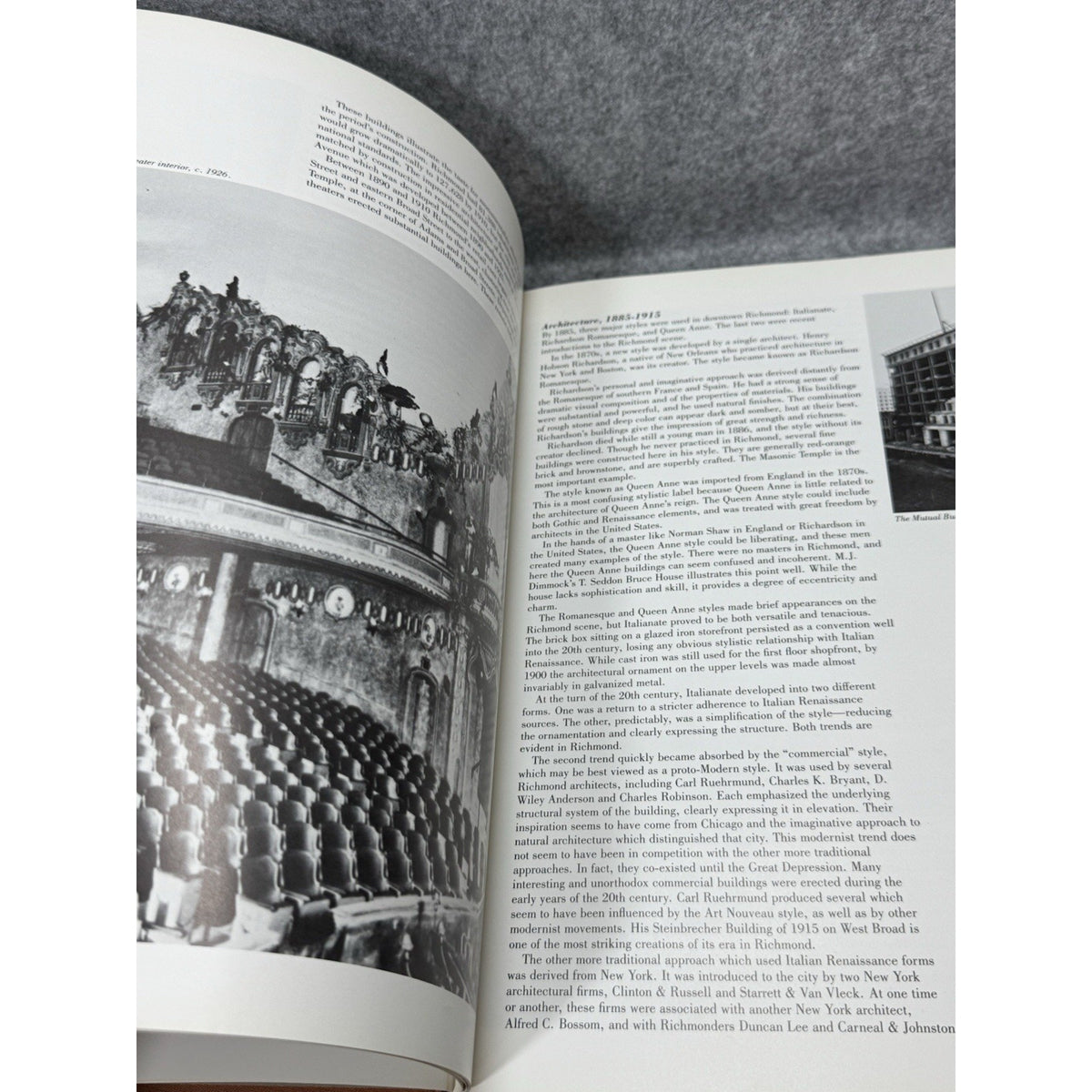 Architecture in Downtown Richmond 1982 HC Robert P Winthrop Virginia
