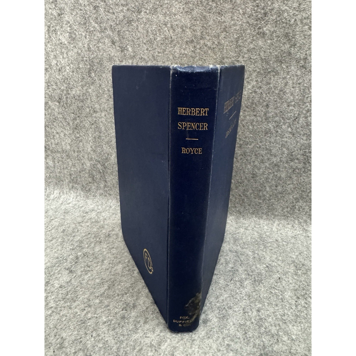 1904 Herbert Spencer An Estimate and Review Josiah Royce Philosophy HC
