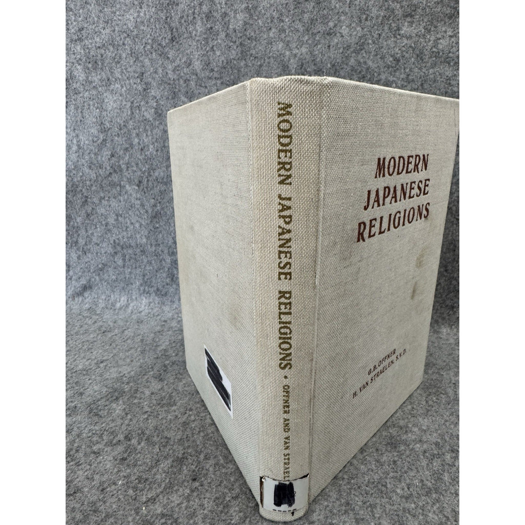 Modern Japanese Religions 1963 Offner Van Straelen Healing Omotokyo HC