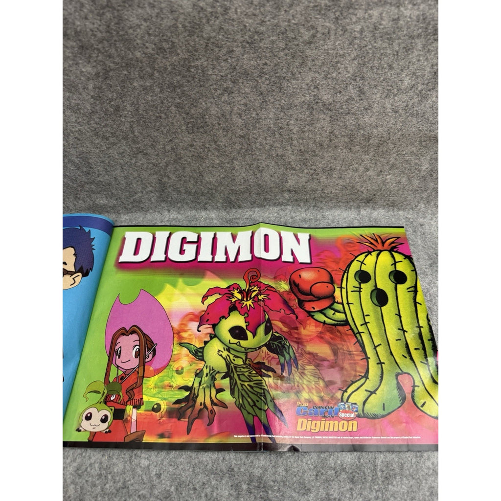 Pojo’s Collector Card World Special Digimon Guide Magazine 2000 Rare Has posters
