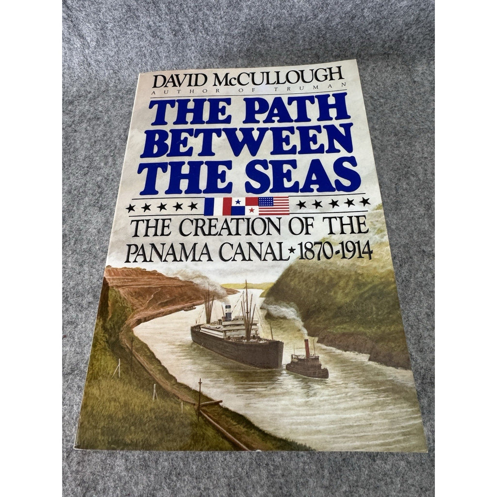 David McCullough Path Between Seas PB Signed Captain Sea Princess Panama