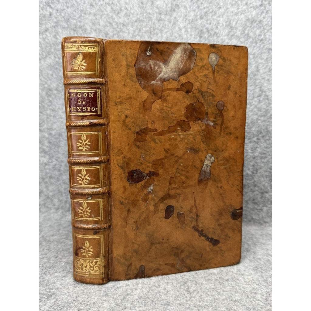 1742 Roger Cotes Experimental Physics 1st French Ed Newton 6 Plates Leather