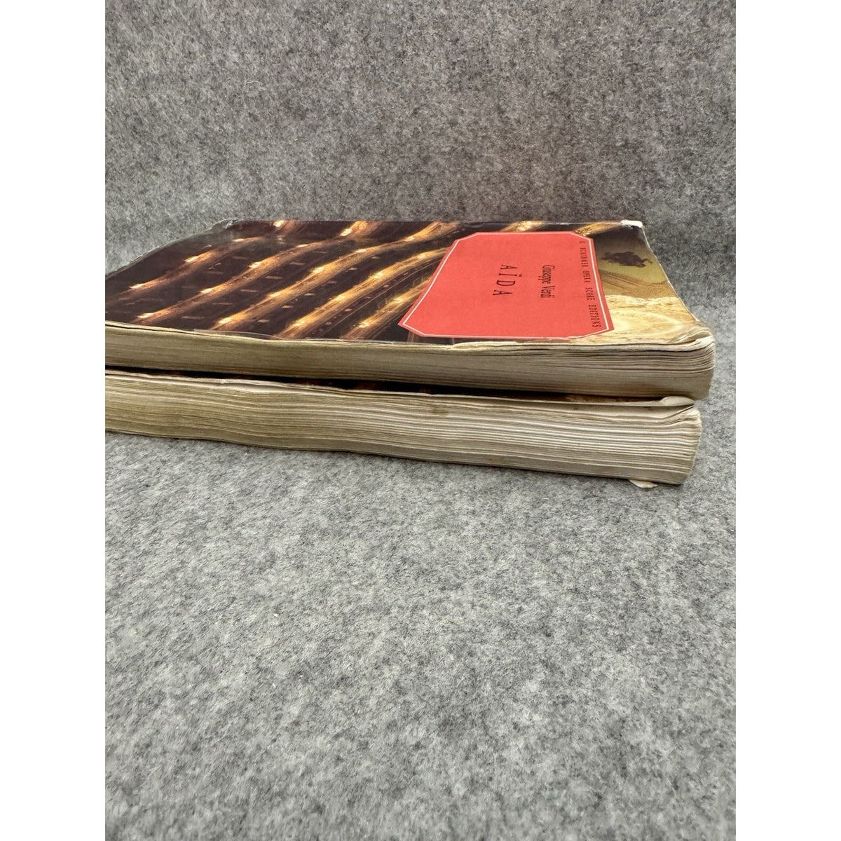 G. Schirmer Opera Score Editions, Giuseppe Verdi, Aida And Rigoletto Lot (2)