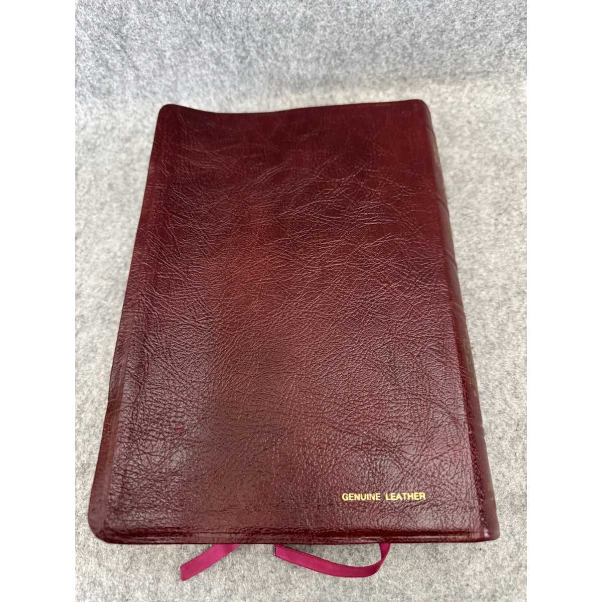 1987 Heritage Bible NKJV Open Bible Expanded Edition Genuine Leather