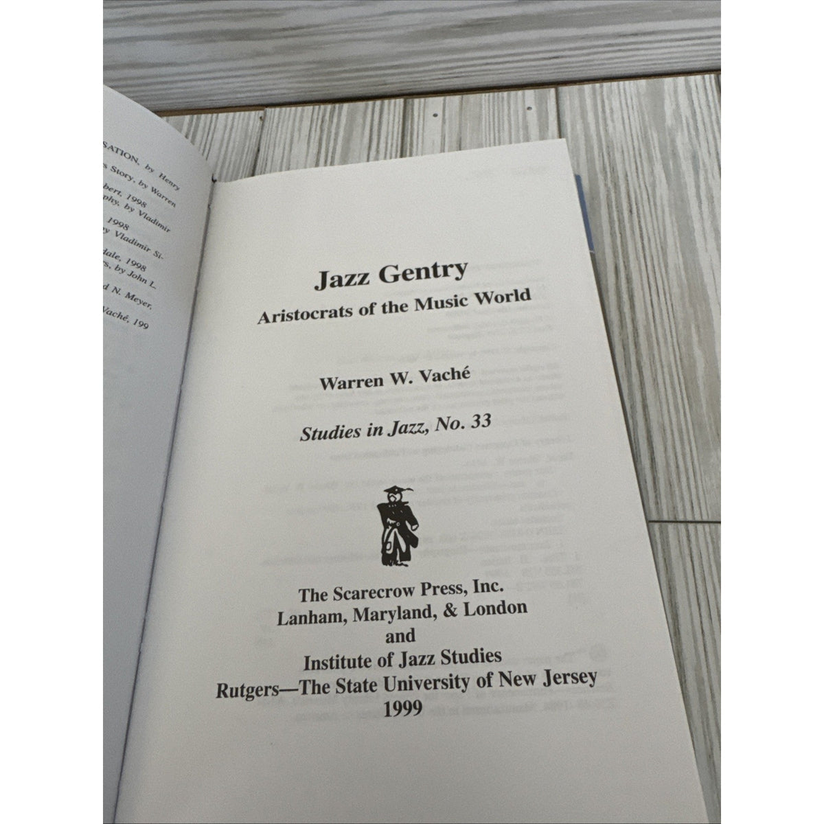 Jazz Gentry : Aristocrats of the Music World by Warren W. Vaché (1999,...