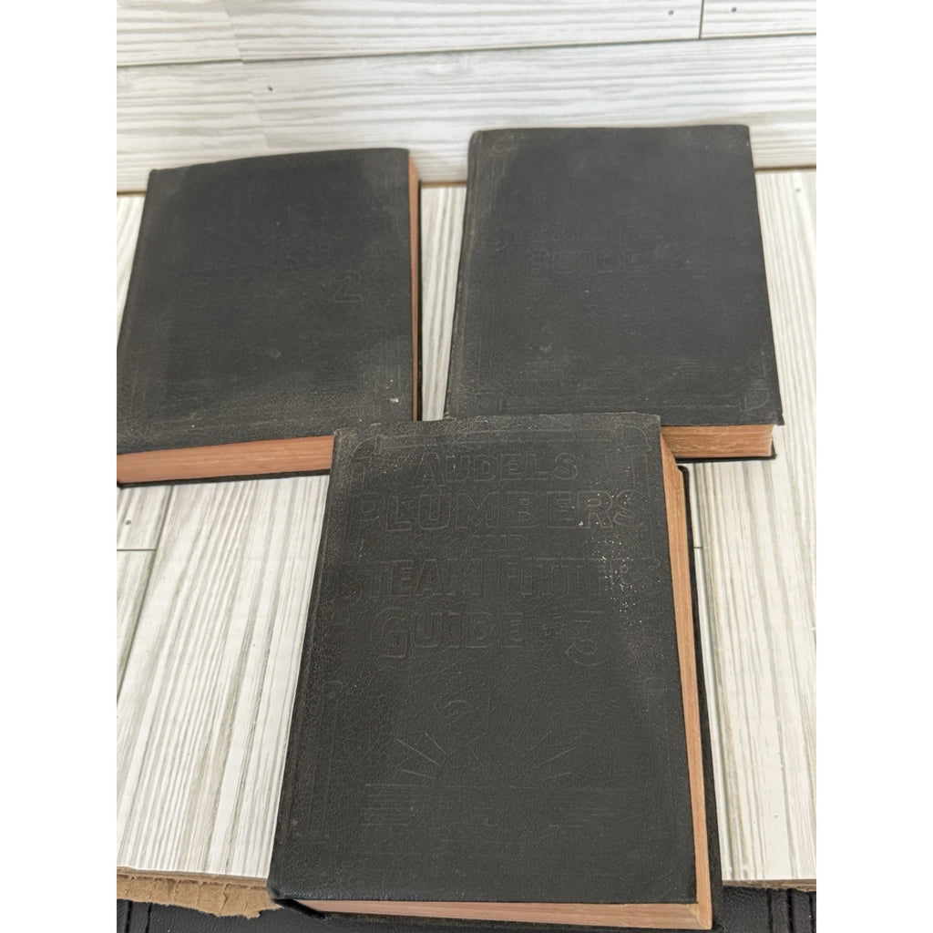 Audels Plumbers & Steam Fitters Guide Vol 2 3 4 1948 Flex Set