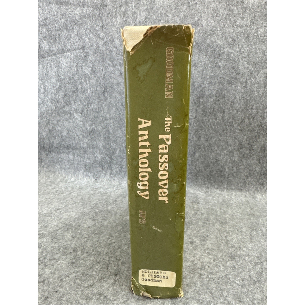 1961 HC/DJ Passover Anthology by Goodman, Philip 1st Ed 7th Impression