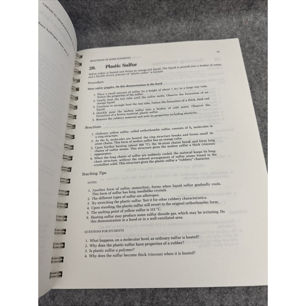 Chemical Demonstrations: A Sourcebook For Teachers Volume 2 - 2nd Ed.