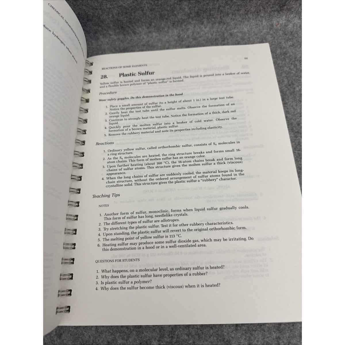 Chemical Demonstrations: A Sourcebook For Teachers Volume 2 - 2nd Ed.