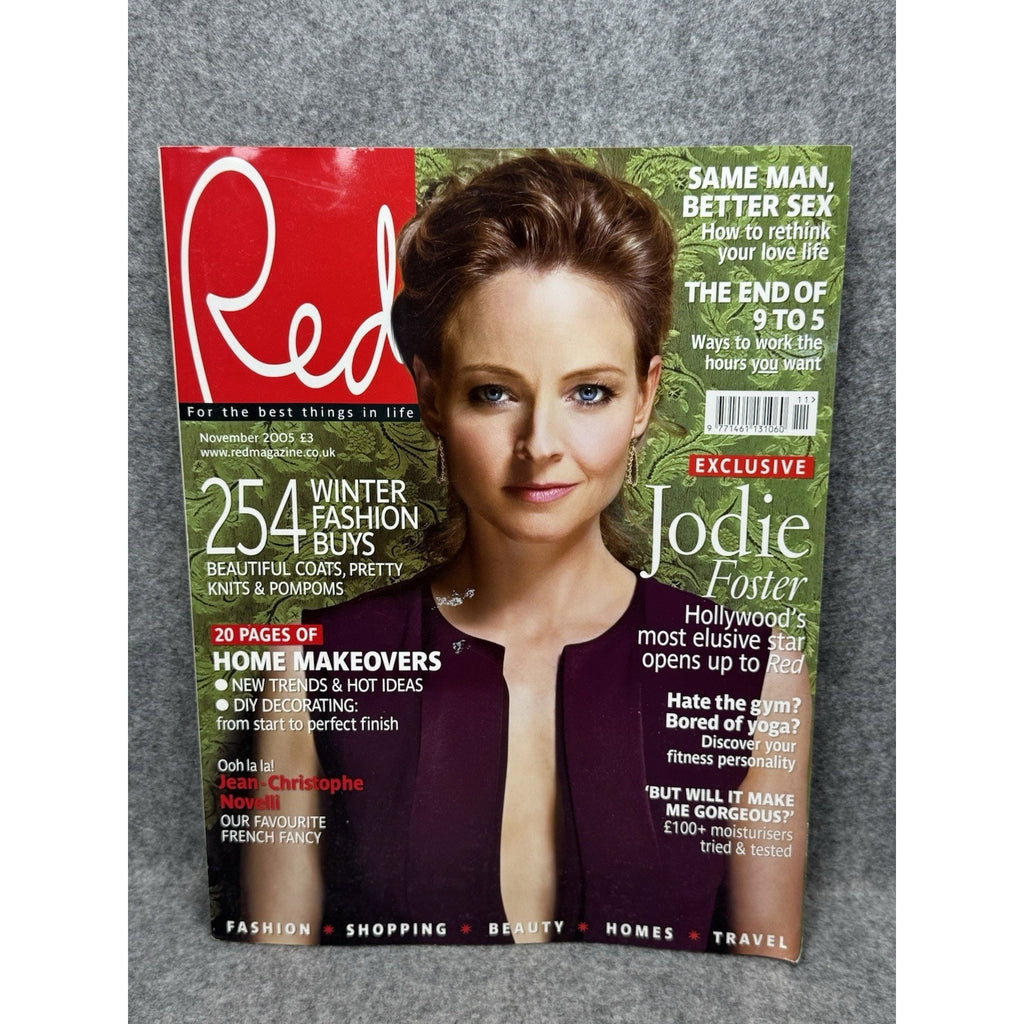 Red Magazine UK November 2005 Jodie Foster Cover Interview Fashion Beauty