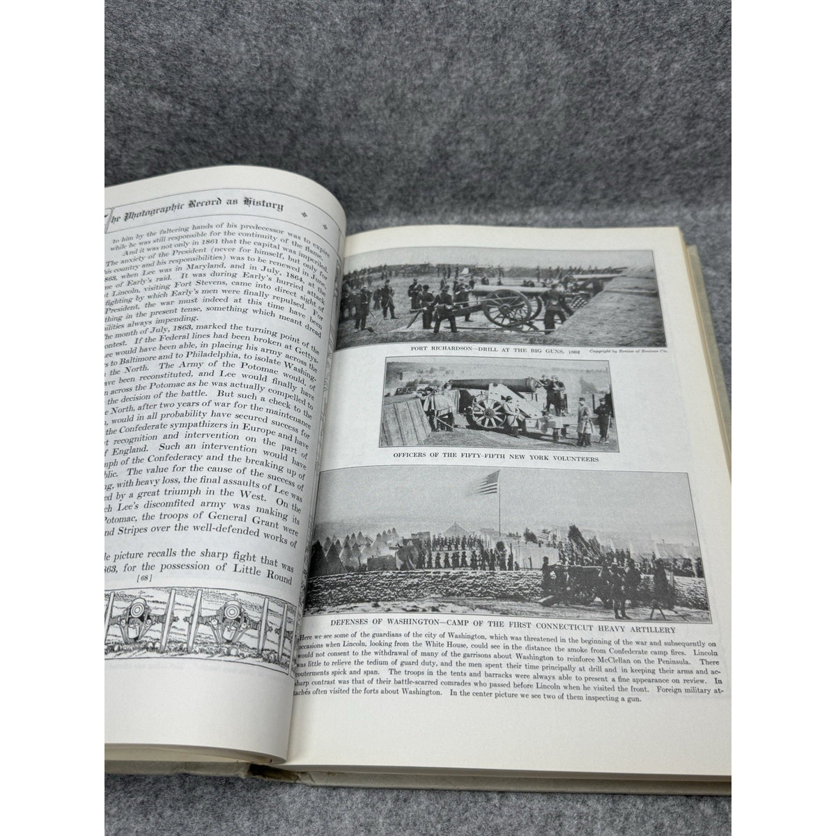 1957 The Photographic History of the Civil War The Opening Battles HC