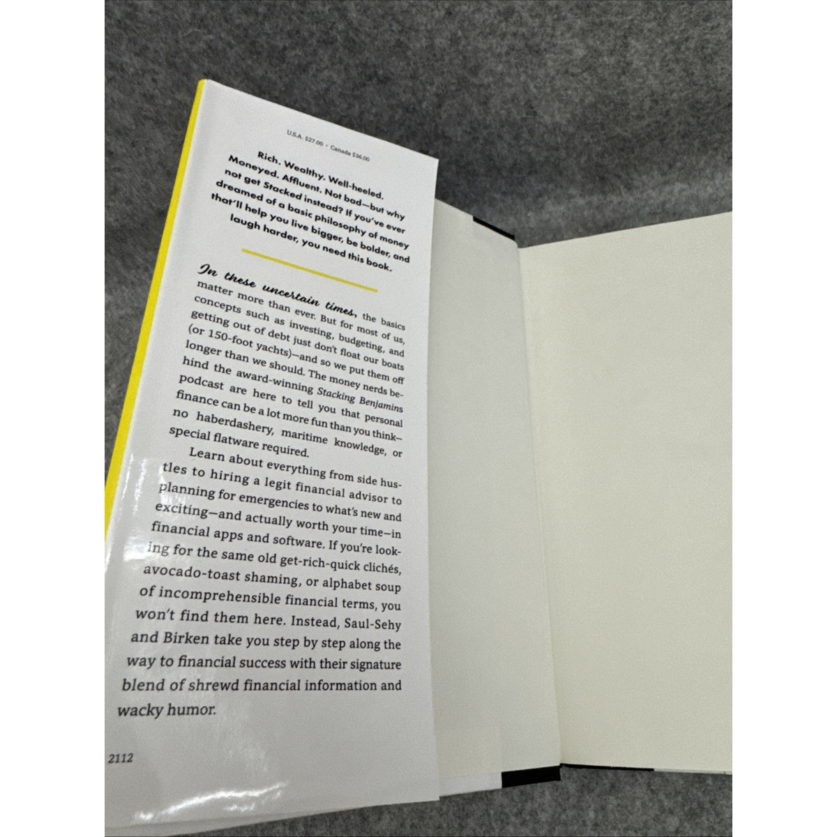 Stacked Your Super-Serious Guide to Modern Money Management Joe Saul-Sehy SIGNED