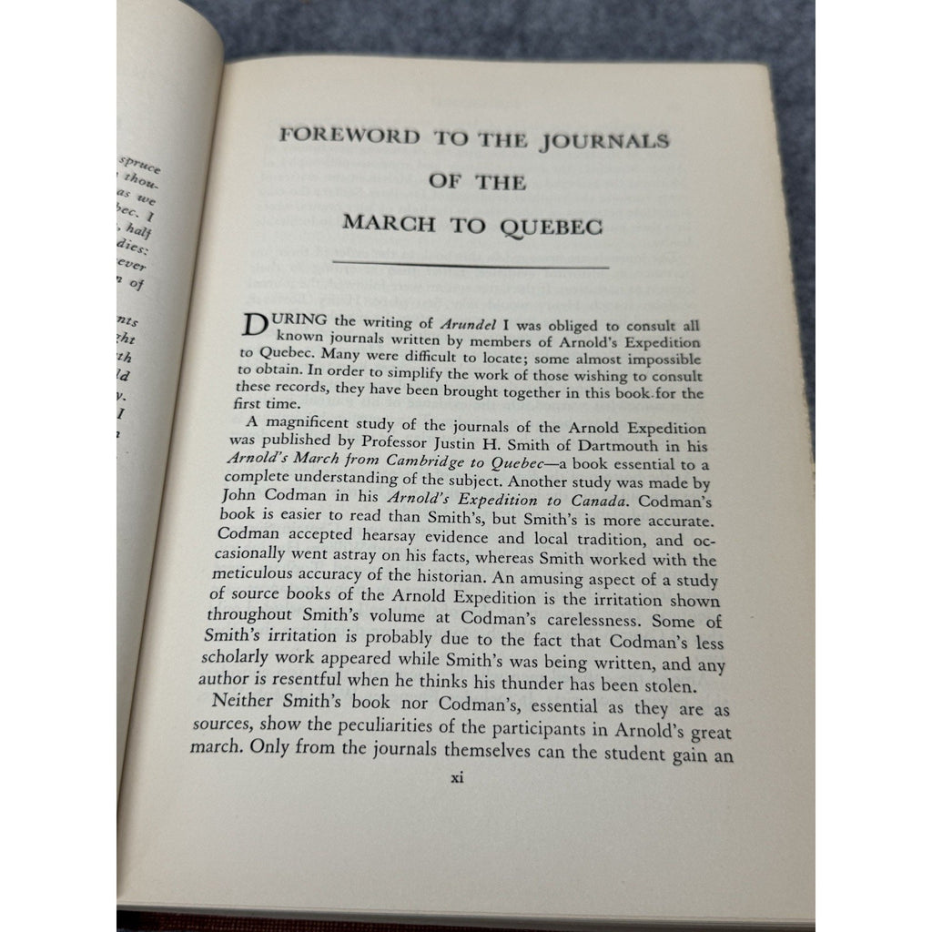 March to Quebec Kenneth Roberts 1st Ed Revolutionary War Arnold Expedition DJ