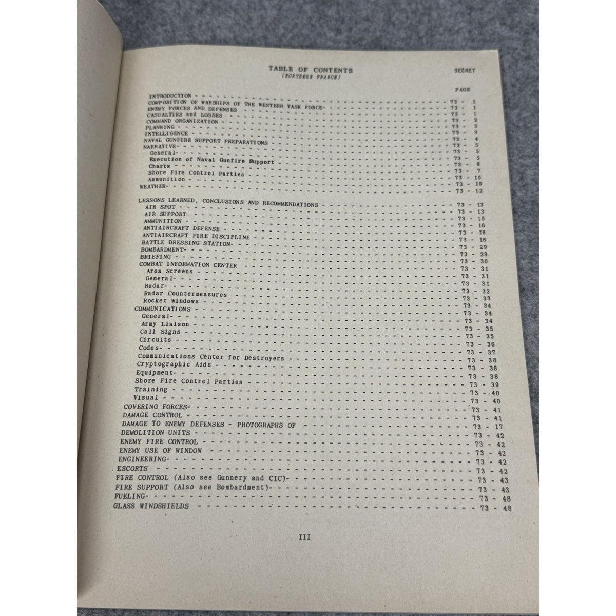 WWII Secret D-Day Intelligence Bulletin No 19 Operation Overlord US Fleet