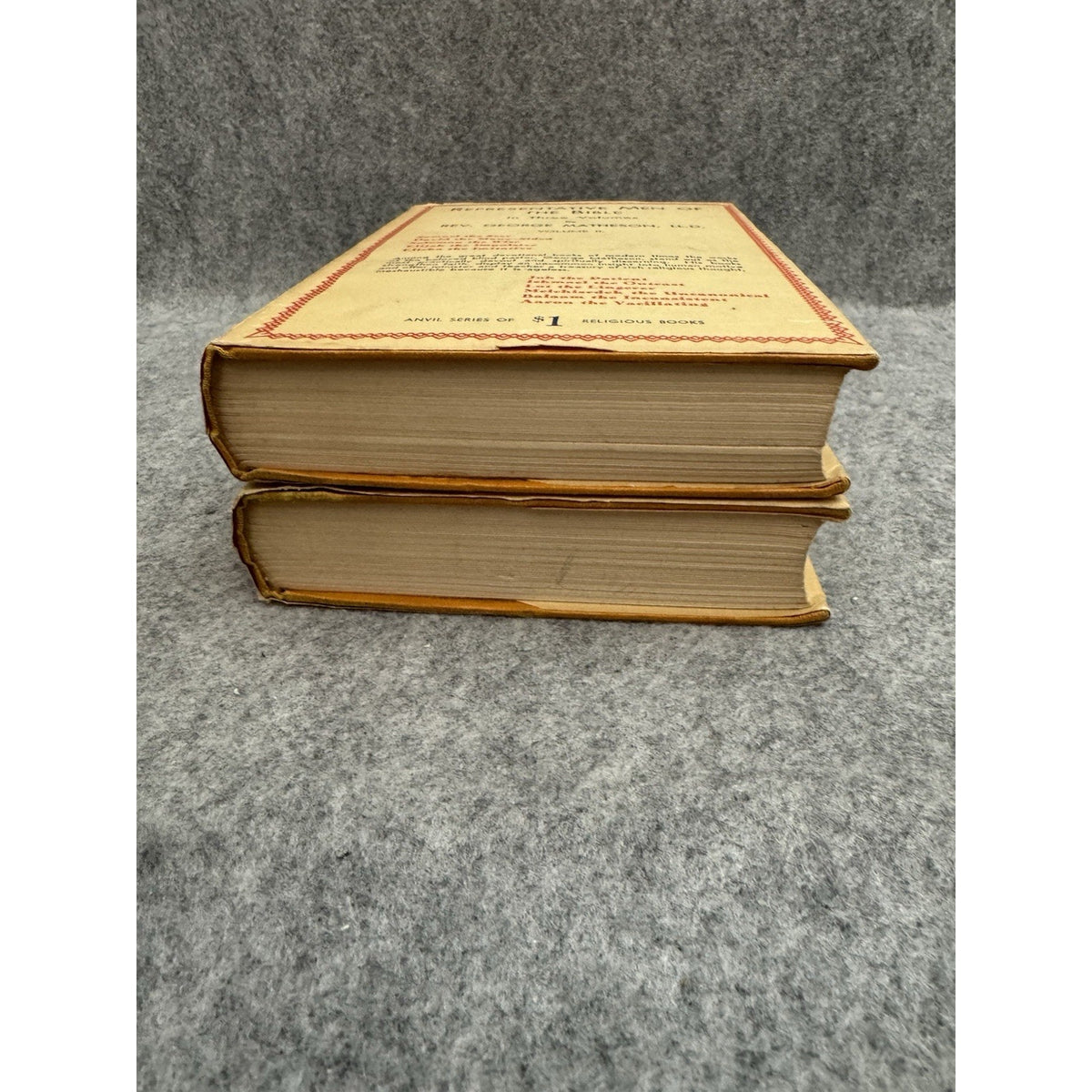 Representative Men of the Bible Vol II & III George Matheson 1930 HC DJ Set