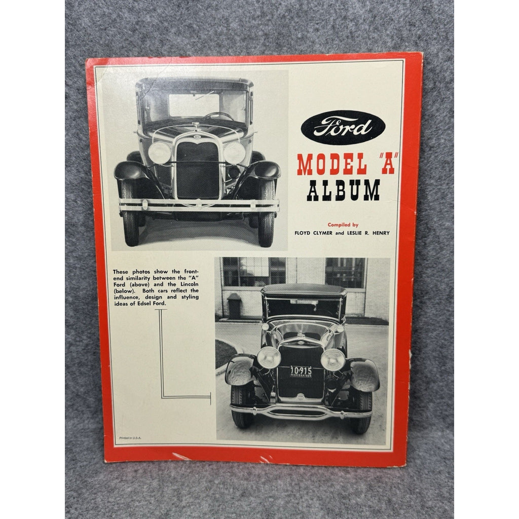 1974 Ford Model A Album Clymer Henry 1928-1931 Cars Trucks Pictorial
