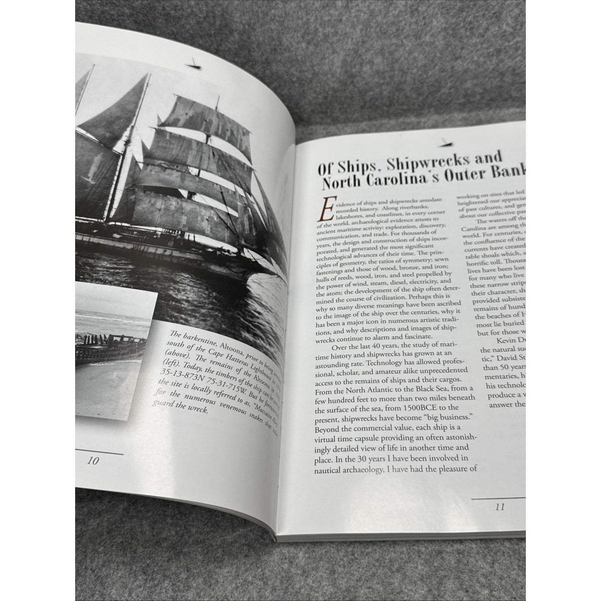 Shipwrecks of the Outerbanks By Kevin Duffus- Author Signed Copy