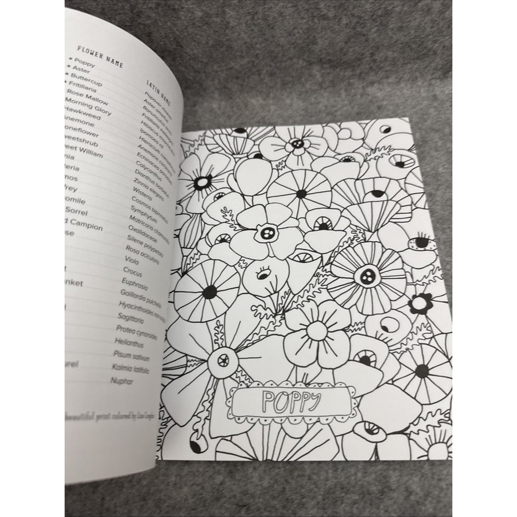 Just Add Color: Wildflowers 30 Original Illustrations to Color, Customize, and