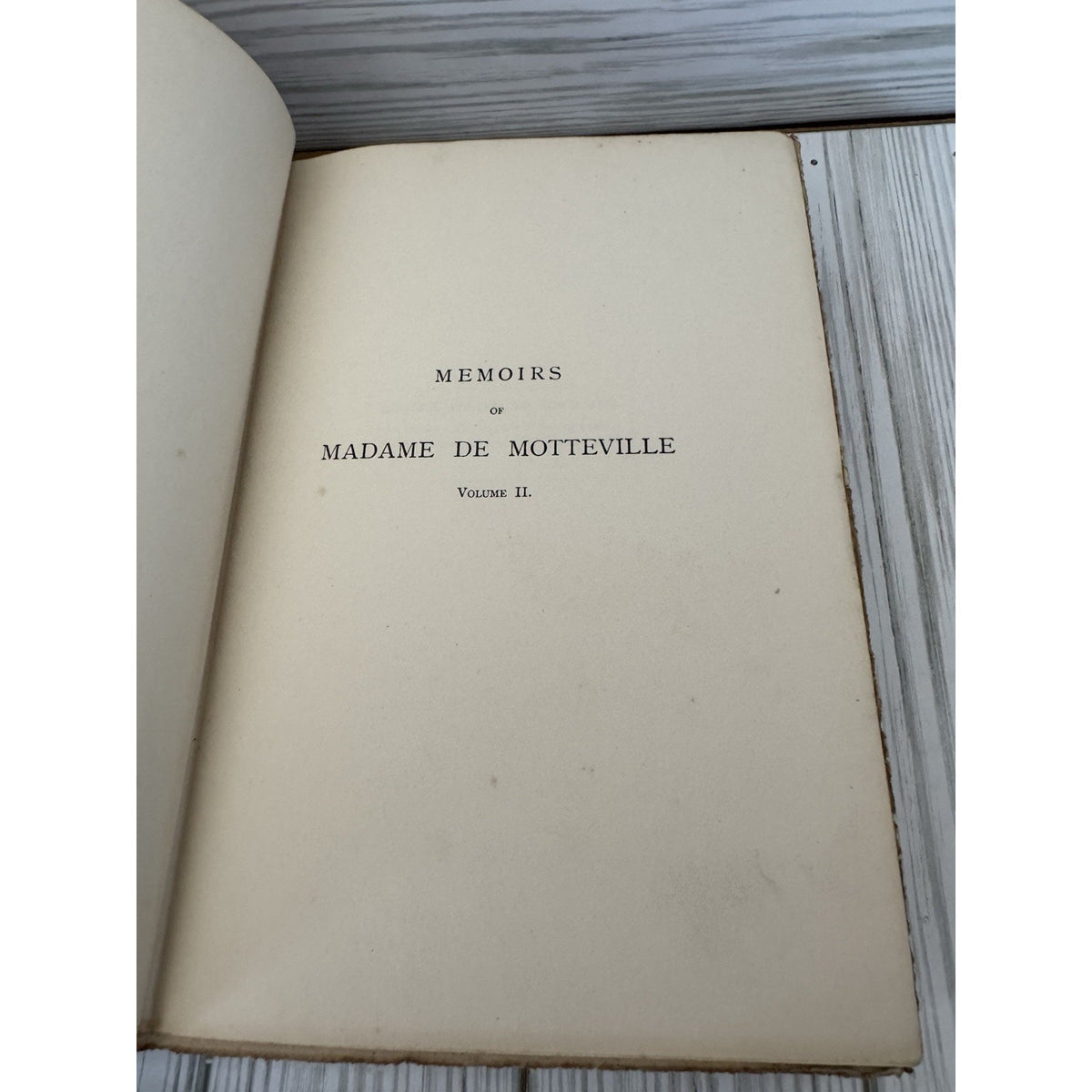 1902 Memoirs Madame de Motteville Vol II Cour de France Limited Ed