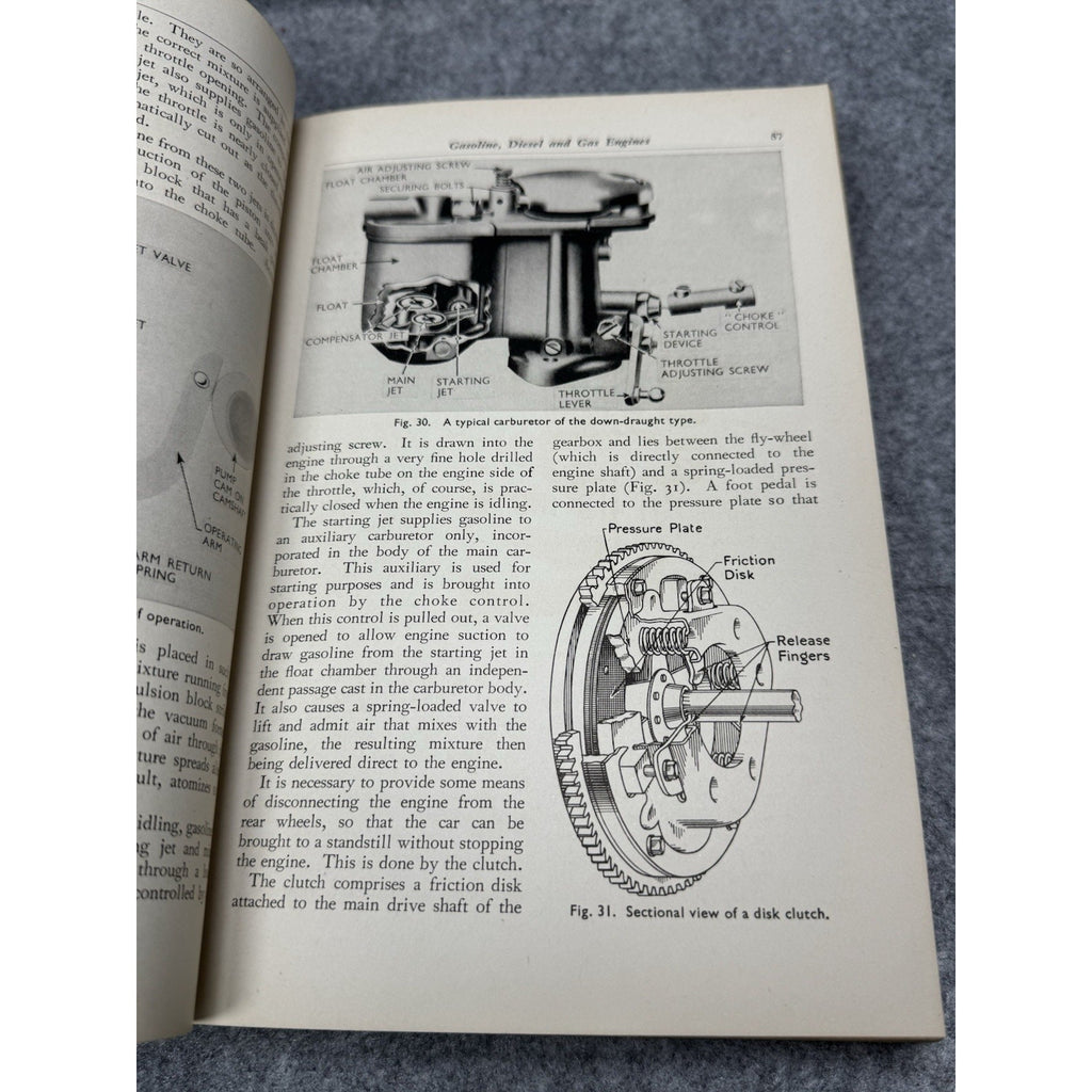 1941 Popular Science Mechanical Encyclopedia How It Works Ellison Hawks Vintage