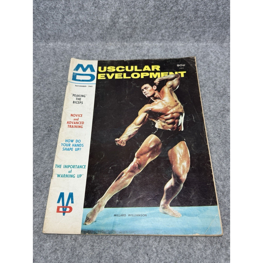 Muscular Development November 1965 Millard Williamson Bodybuilding Magazine