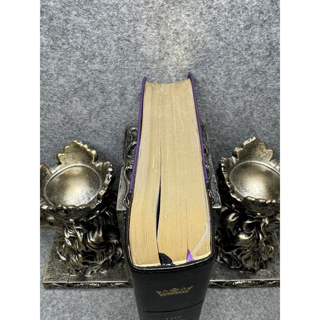 CSB Tony Evans Study Bible Purple LeatherTouch Holman Black Letter
