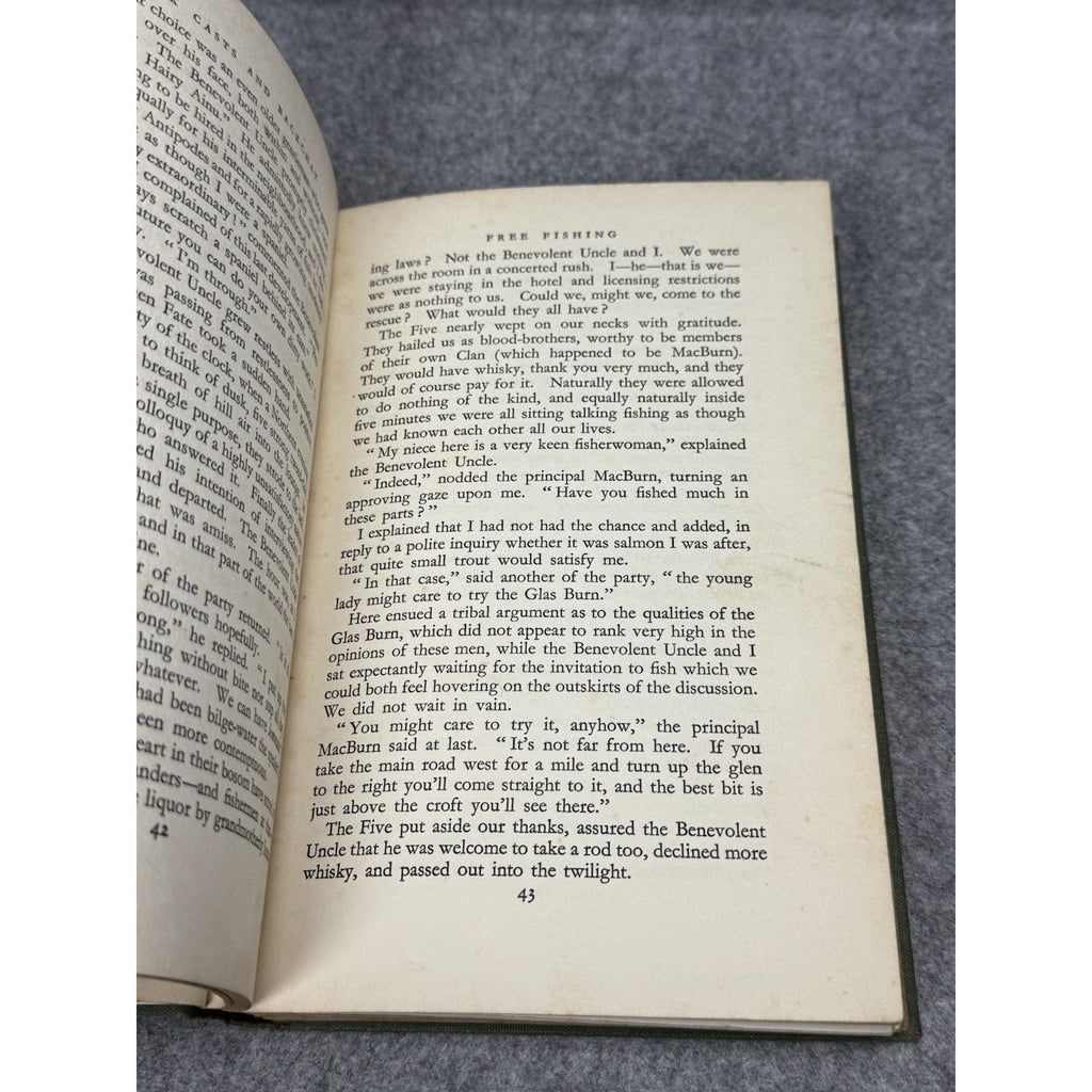 Back Casts and Backchat Joan Clarkson Signed Inscribed 1936 First Impression