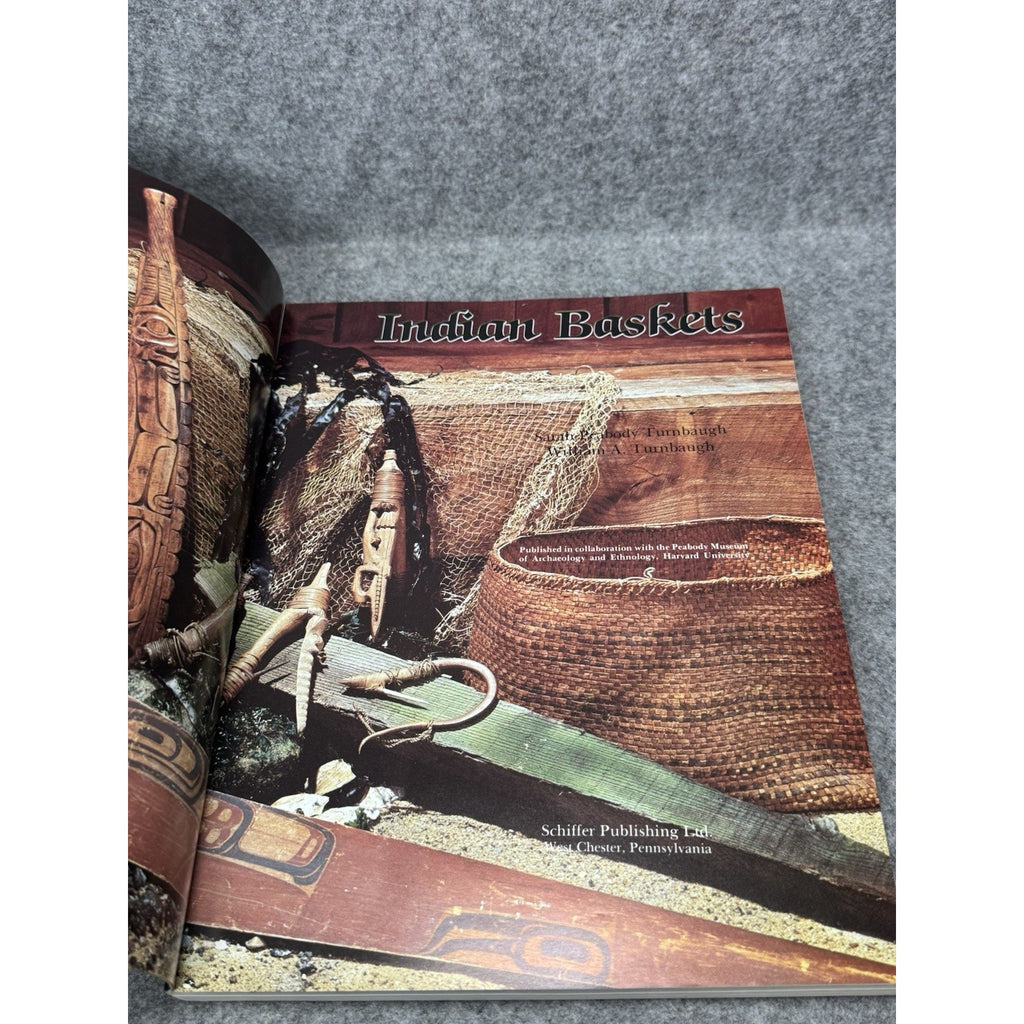 1986 Indian Baskets Turnbaugh Native American Basketry Illustrated Reference