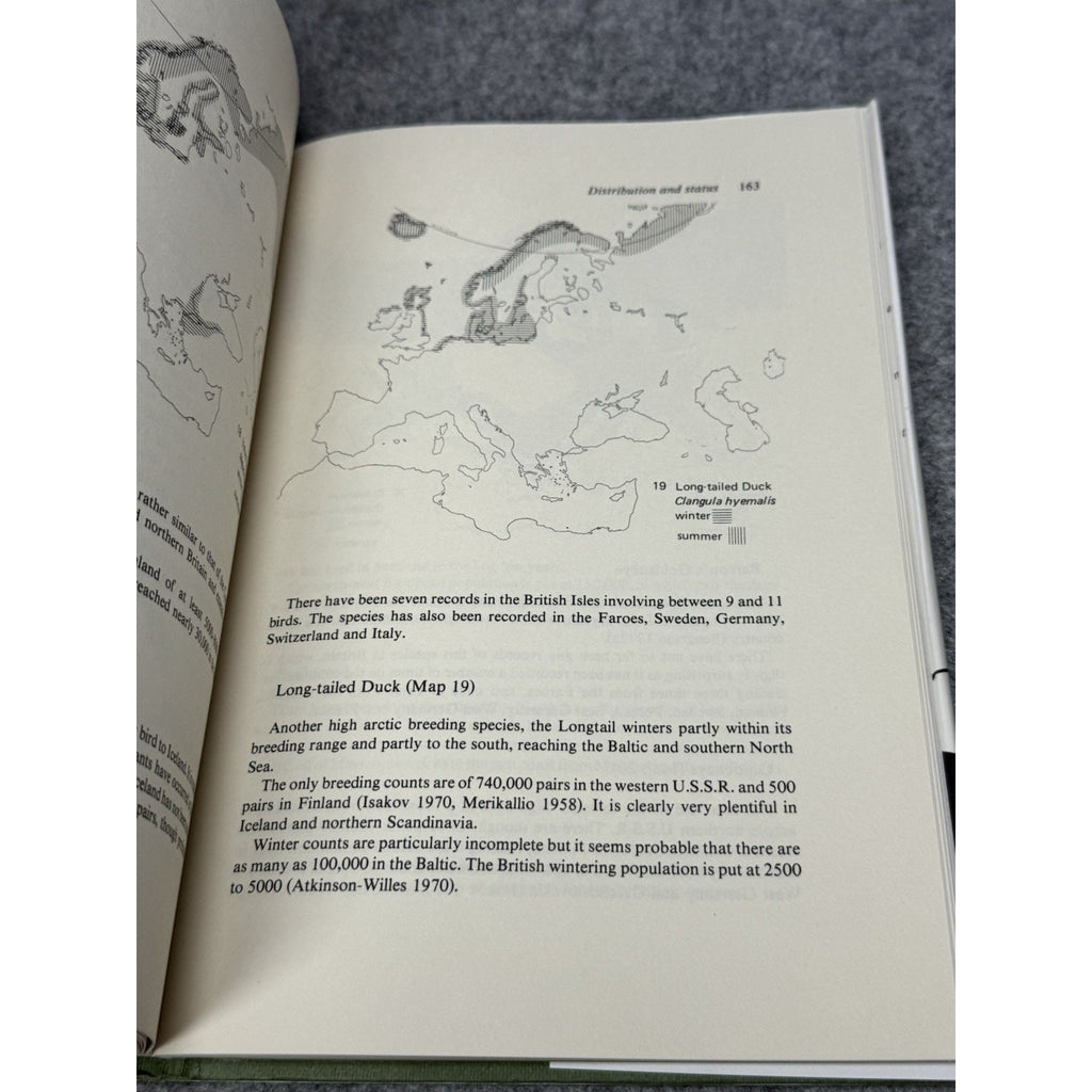 Ducks of Britain and Europe M.A. Ogilvie 1975 1st Edition HC DJ Illustrated