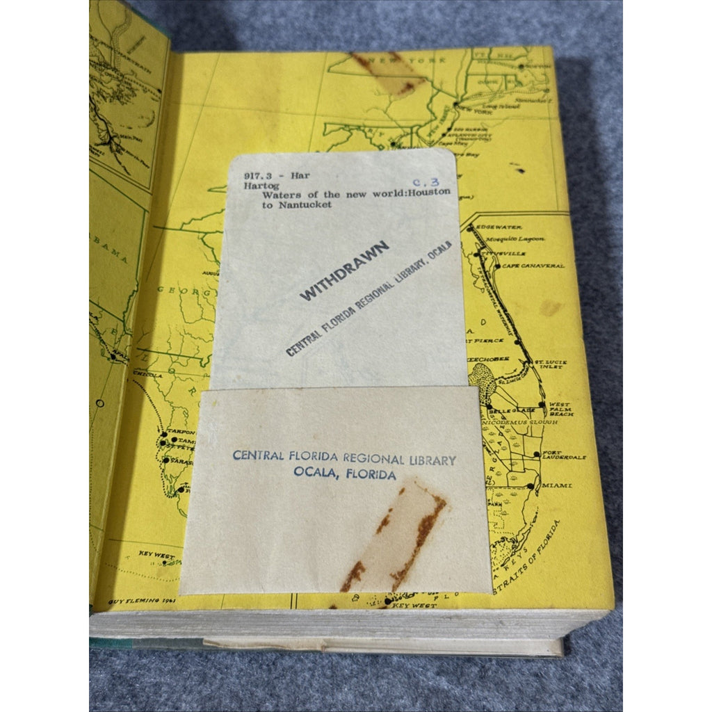 Waters of the New World by Jan de Hartog (1961 Hardcover)