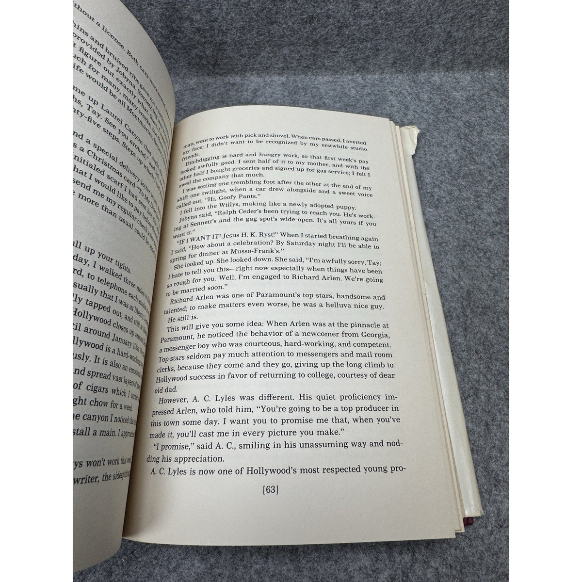 Light Your Torches Pull Up Your Tights Tay Garnett 1973 Hollywood Memoir HC