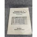 Introduction to Engineering Analysis 15th Ed Dan Budny Paperback 2014
