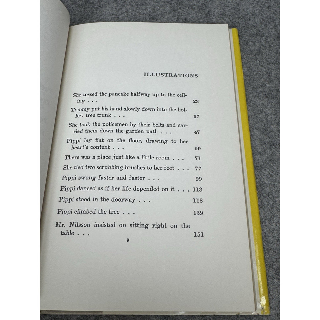 Pippi Longstocking Astrid Lindgren Vintage Hardcover DJ Glanzman Book Club