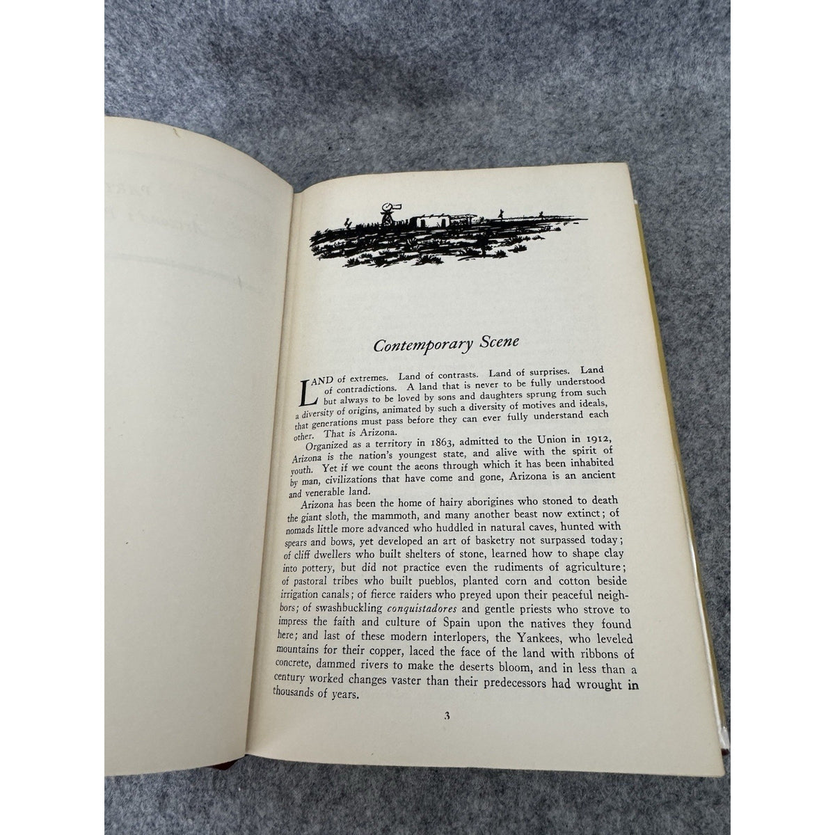 Arizona A State Guide HC DJ 1940 WPA American Guide Series Illustrated