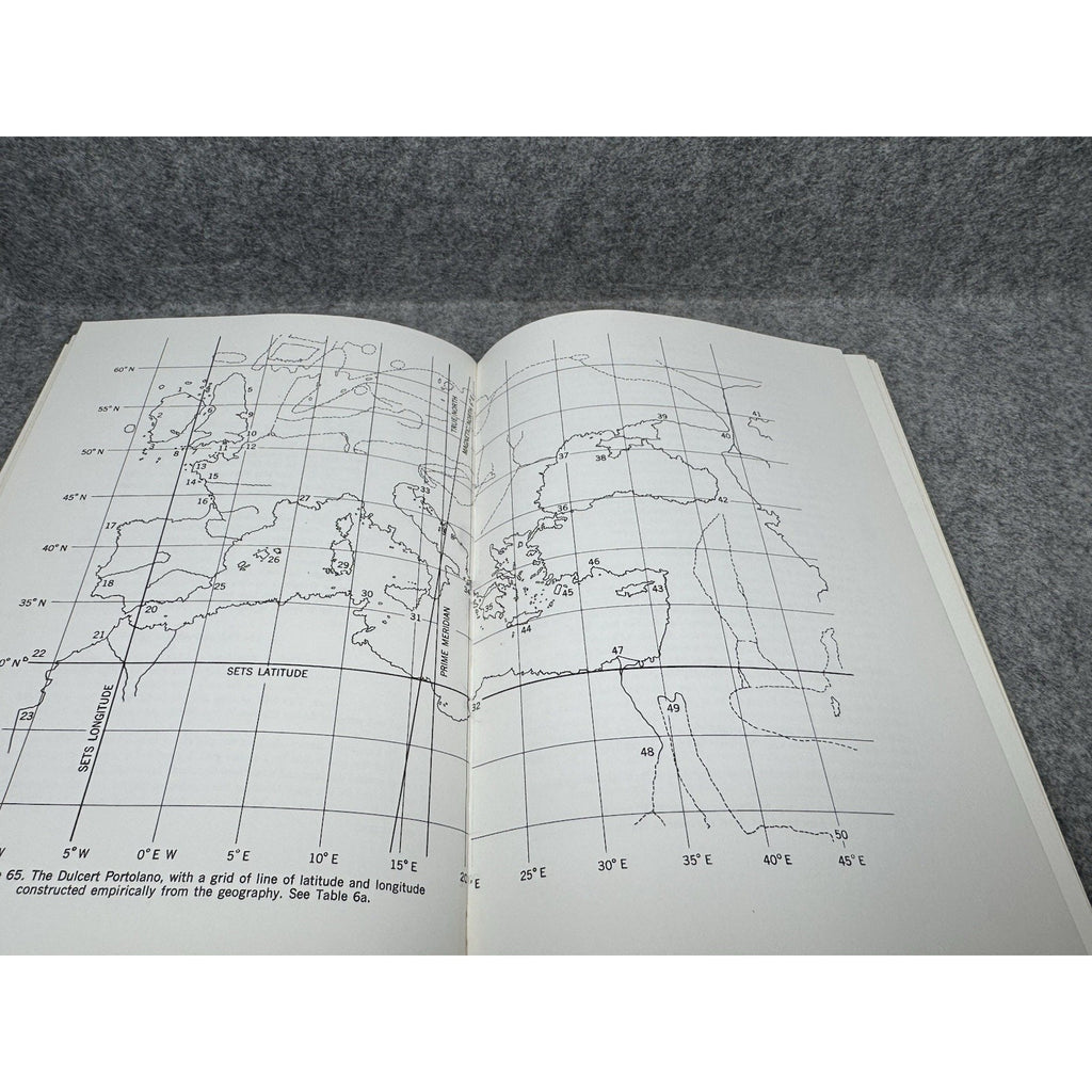 Charles Hapgood Maps Ancient Sea Kings 1966 1st Edition Fold-Out Map Hardcover