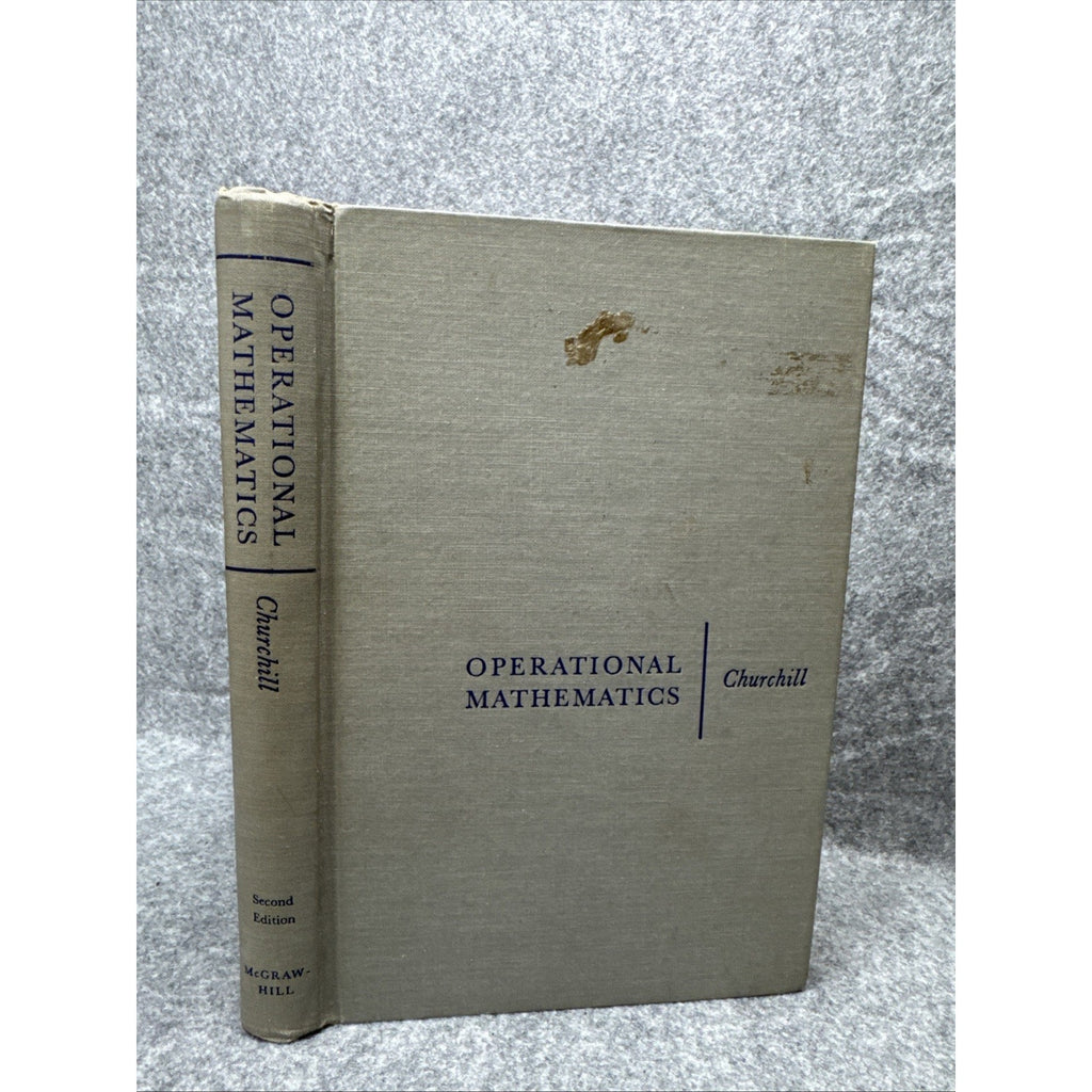 Operational Mathematics 2nd Edition By Churchill Vintage 1958