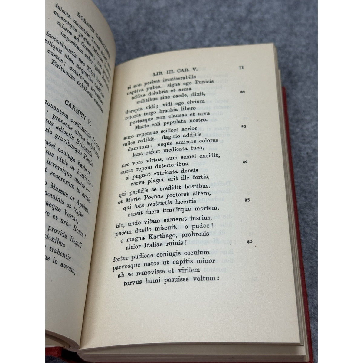 Horace Odes & Epodes Latin T.E. Page 1959 Macmillan Classical Poetry HC