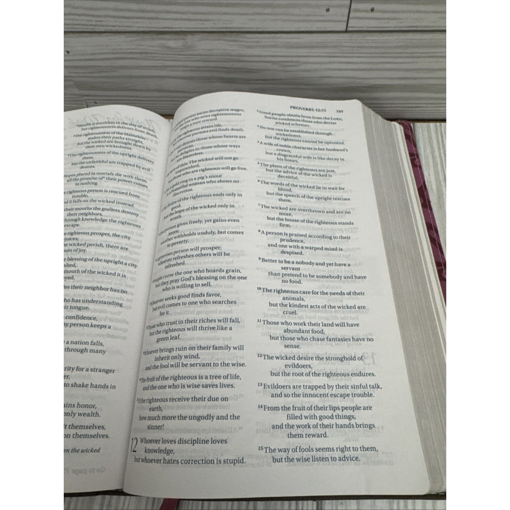 NIV, Women's Devotional Bible, Large - Imitation Leather, by Zondervan - Good