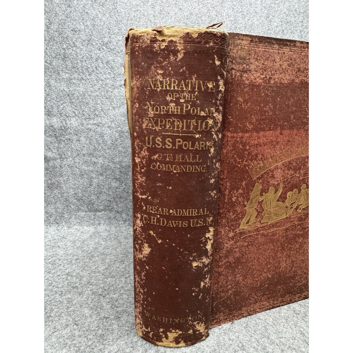 1876 North Polar Expedition USS Polaris C.F. Hall 1st Edition Maps Arctic