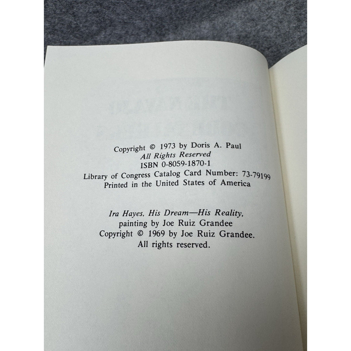 The Navajo Code Talkers Signed by 10 WWII Marines 11 Signatures HC DJ