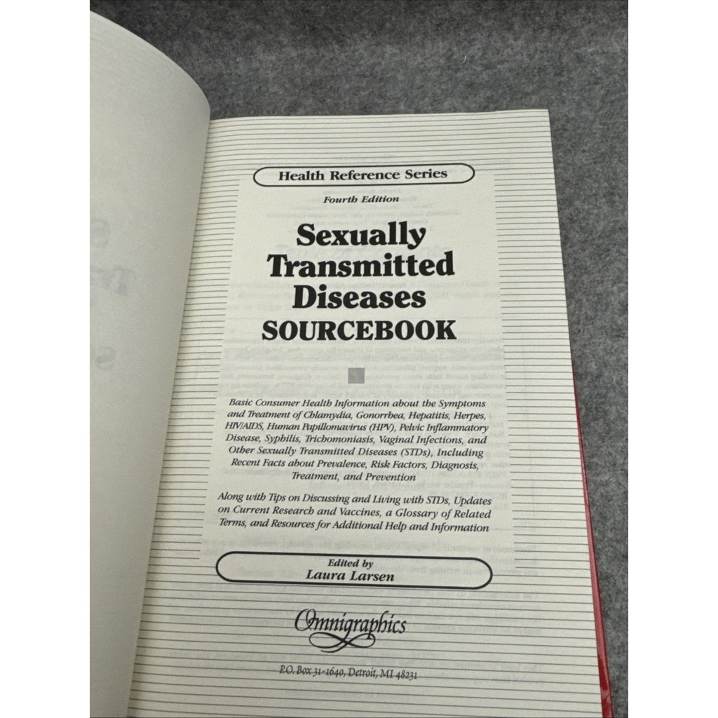 Health Reference Ser.: Sexually Transmitted Diseases Sourcebook : Basic Consumer