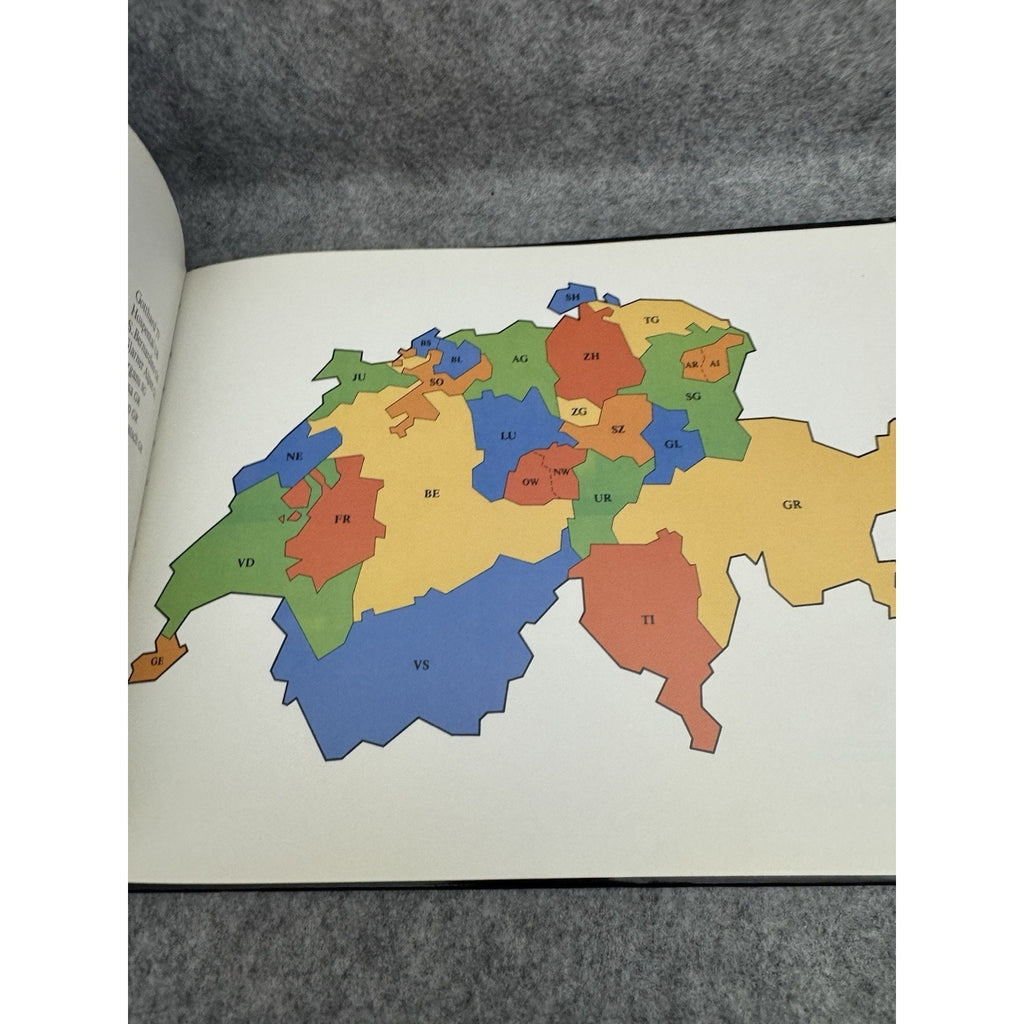The Most Beautiful Panoramas of Switzerland 1982 HC Photo Book Gift Inscribed